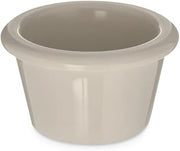 Carlisle FoodService – 1.5 oz SAN Smooth Ramekins Sauce Bowls, Durable, Heat-Resistant, Stackable Condiment Cups, Ideal for Sauces, Dips, and Dressings, Bone
