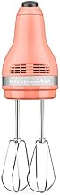KitchenAid RRKHM9PH 9-Speed Digital Hand Mixer with Turbo Beater II Birds of Paradise - (Renewed)