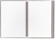 Black n' Red Black n'Red E67008 Twin Wire Poly Cover Notebook, Legal Rule, 11 3/4 x 8 1/4, 70 Sheets