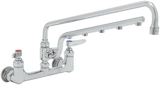 T&S Brass B-0230-U18, UltraRinse Faucet, 8-Inch Wall Mount, 18-Inch Nozzle