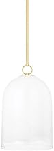 Mitzi H788701L-AGB Lennon - 1 Light Pendant 23.25 inches Tall and 14 inches Wide - Aged Brass