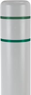 BollardGard 8" x 52" Bollard Cover Light Gray - Innoplast (Light Gray Green Tape)