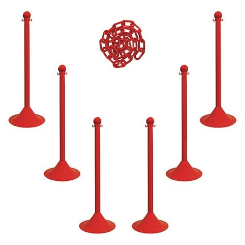 Mr. Chain 2 inches Dia. / Red / 1 Chain Barriers