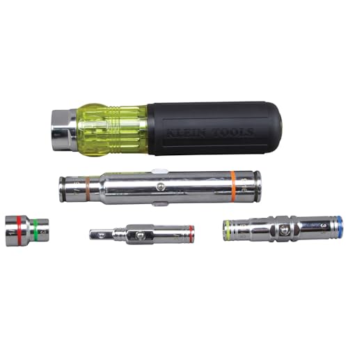 KLEIN TOOLS 7-in-1 Nut Driver / Black / 1 Nut Drivers