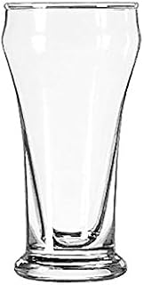 Libbey Heavy Base Bulge Top Pilsner Glass, 6 Ounce - 6 doznes per case.