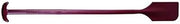 Remco - A Vikan Company 6777MD4 Red Polypropylene Paddle Scraper Without Holes, 13" L x 6" W, 52" OAL MD