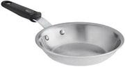 Vollrath Tribute 7" Tri-Ply Stainless Steel Fry Pan with Black Silicone Handle