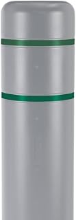BollardGard 8" x 52" Bollard Cover Gray- Innoplast (Gray Green Tape)