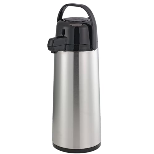 Service Ideas 74.4 Ounces / PUMP LID / Brushed Thermal Carafes