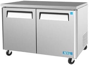 48in Undercounter Freezer 12 Cu.Ft with 2 Swing Doors