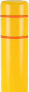 Innoplast BollardGard 8" x 72" Bollard Cover Yellow (Yellow Orange Tape)