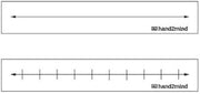hand2mind Open Number Line, Dry Erase Number Line, Number Lines for Students, Developing Number Fluency, Number Line for Desk, Math Number Line for Classroom, Number Line for Kids (Set of 10)