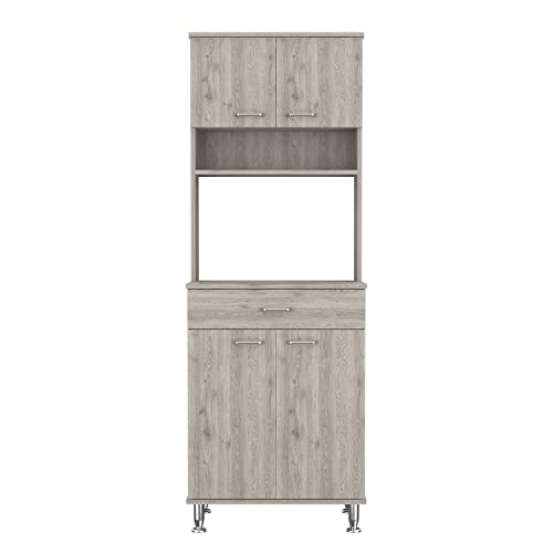FM FURNITURE Light Gray / Modern Pantries