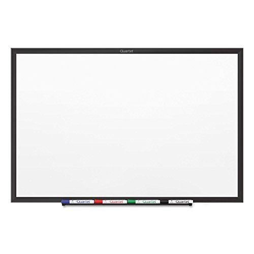 Quartet Black / 48"W x 36"H / Nano-Clean Magnetic Dry Erase Boards