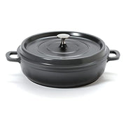 GET 3 Quart / Round / Gray Braisers