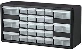Akro-Mils 10126 Plastic 26-Drawer Small Parts Cabinet OD 20 x 6-3/8 x 10-11/32
