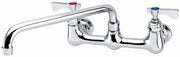 Krowne 12-810L Low Lead Faucet Splash Mounted, 8 Centers, 10 Swing Nozzle NSF by Krowne