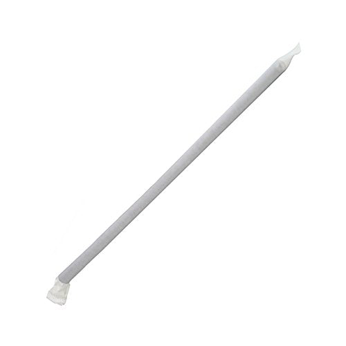 Karat 7.75'' Jumbo Straws (5mm) Paper Wrapped - Black - 12,000 ct
