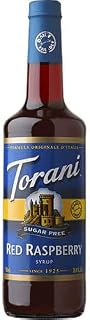 Torani Sugar Free Red Raspberry Syrup, 750ml Bottle