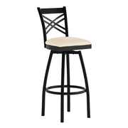 Flash Furniture Tan Vinyl Seat/Black Metal Frame / Set of 1 / Traditional Barstools