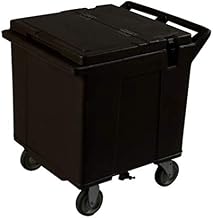 Carlisle IC225003 Black Cateraide 125 Pound Mobile Ice Caddy (1 Each)