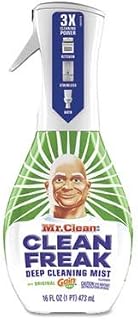 Mr. Clean Freak Deep Cleaning Mist Multi-Surface Spray with Gain Original Bundle, 1 Starter + 1 Refill