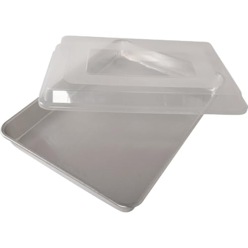 Nordic Ware High-Sided with Lid / Natural / High-Sided Sheet with lid Rectangular Cake Pans