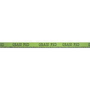 Green Vinyl Shelf Molding Strip "" Imprint - 48"L x 1 1/4"H by HUBERT – Vinyl, Green, Model GRASS FED