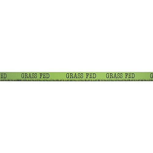 Green Vinyl Shelf Molding Strip "" Imprint - 48"L x 1 1/4"H by HUBERT – Vinyl, Green, Model GRASS FED