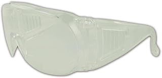 MAGID Gemstone Diamond Protective Visitor Glasses, 20 Pair, Uncoated Frame & Lens, Clear