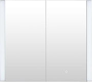 ALTAIR Serra 36" Aluminum Frameless Clear Surface-Mount Lighted Mirror Medicine Cabinet