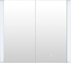ALTAIR Serra 36" Aluminum Frameless Clear Surface-Mount Lighted Mirror Medicine Cabinet