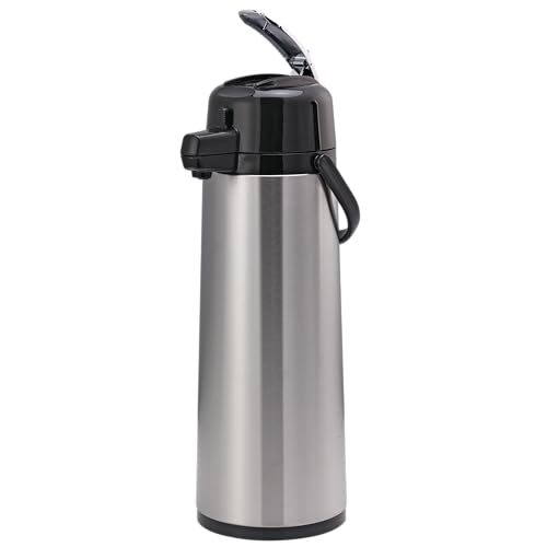 Service Ideas 101.4 Ounces / LEVER LID / Brushed Thermal Carafes