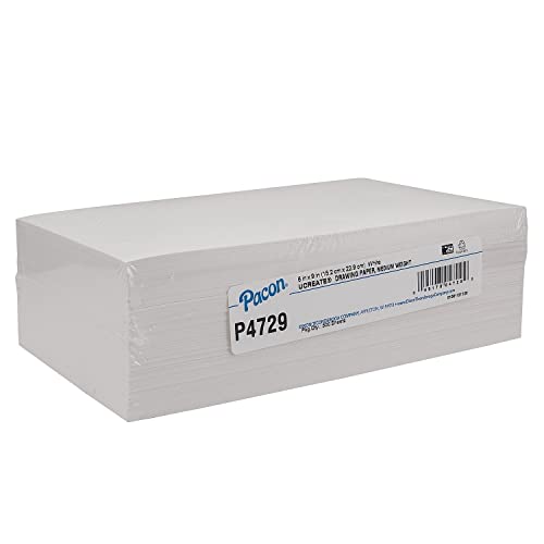 Pacon 6" x 9" / White / Medium Weight Loose Drawing Paper