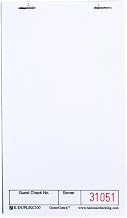 National Checking Company Unilined Single Copy Paper GuestChecks White, 6" Length x 3.5" Width | 50 Checks/Book, 100 Book/Case