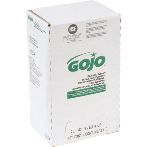 Supro Max 2000 mL Bag in the Box, 4 Refills/Case by GOJO – 270.51 Fl Oz (Pack of 1), vinyl, resin, vinyl resin, Model 7272-04