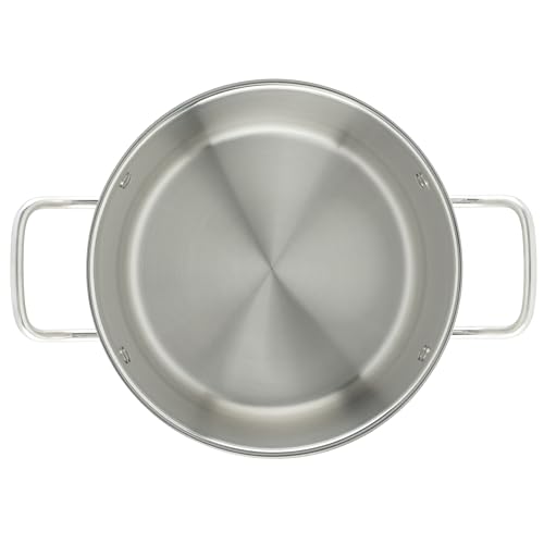 Winco 8 Quarts / Pot With Cover / Silver Stockpots