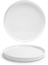 Front of the House FOH DDP076WHP22 Soho Porcelain White 9 Plate - 6 / CS