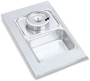 Vollrath Adaptor Plate, 1/2 size, with (1) 8-3/8" hole, fits 78184, 300 series stainless steel, Made in USA, 19198