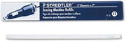 STAEDTLER 7 Eraser Strips for Electric Erasers, White, 1/4 Diameter, 12 per Box
