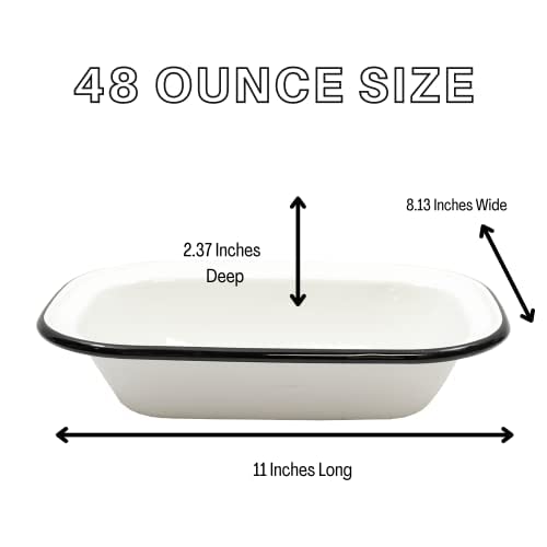 Tablecraft 4 / 11" L x 8" W x 2.3" H / Serving Pan 11 by 8.25, 2.5 Deep Bakers