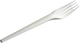 KITCH 24/7 Compostable White Forks, 6.3 inch, PLA Bioplastic, 1000 per Case