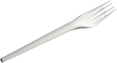 KITCH 24/7 Compostable White Forks, 6.3 inch, PLA Bioplastic, 1000 per Case