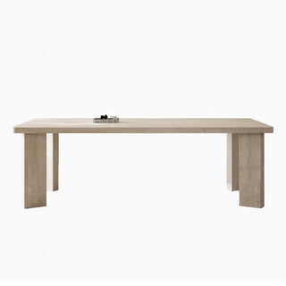 Mesa De Jantar Rock Plate Dining Table Modern Simple Rectangular Home Small Apartment Diner Table by JOYNOW – 180x80x75cm, One Color, Model 8524