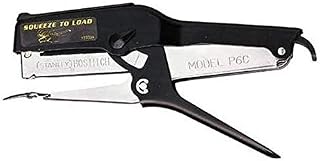 Value Case of 6 Bostitch P6C-8P Staplers, with Pointed Blade, Uses Bostitch STCR5019 PowerCrown Staples