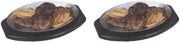 American Metalcraft PLA912 Sizzle Platter, Aluminum, 9" W, 12-1/2" L (Pack of 2)