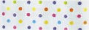 23mm Berwick Offray Confetti Print Ribbon Multicoloured - per metre