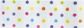 23mm Berwick Offray Confetti Print Ribbon Multicoloured - per metre