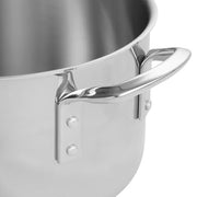 Winco 12 Quarts / Stock Pot TriPly / Silver Stockpots