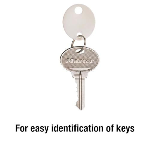 Master Lock 1 / No Size / White Keyed Padlocks